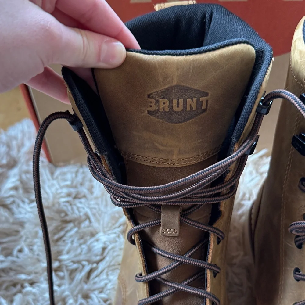 NWOT Brunt Men's The Marin 8” Waterproof (Comp toe) Brown Work Boots 10.5 - Picture 14 of 16